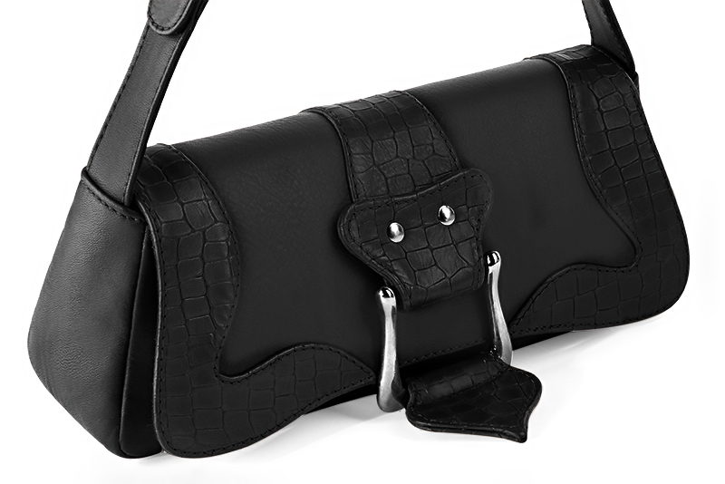 Handcrafted women's small luxurious elegant handbag in premium satin black leather. Perfect for elevated everyday style.   
                Choose from our luxurious collections of leather and fabric to perfectly match your handbags to your outfits.
